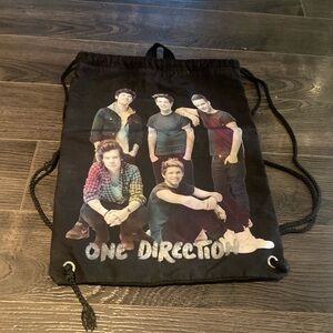 1D One Direction Multi-Color Graphic Drawstring Backpack